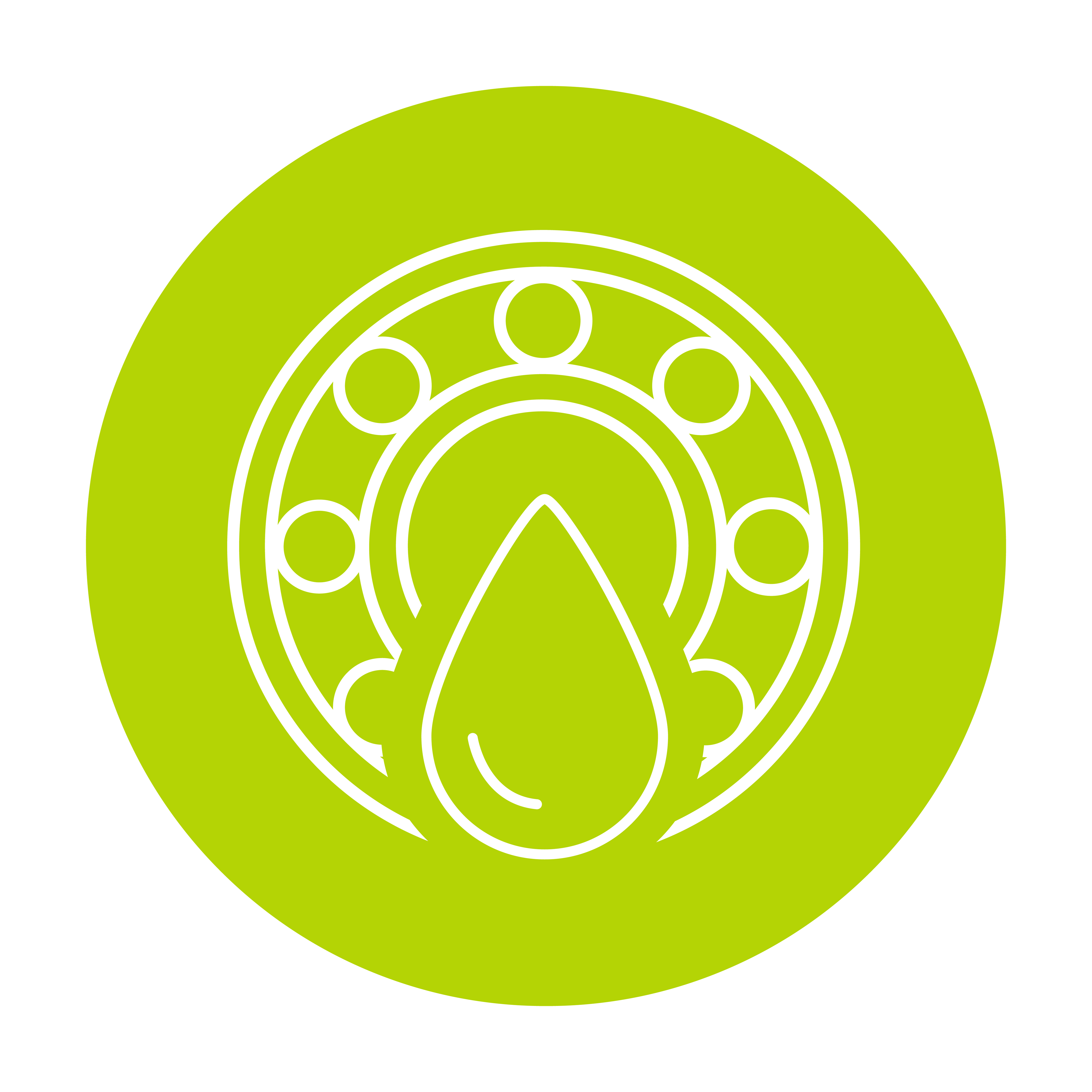 Ikona smarów w kolorze limonkowym