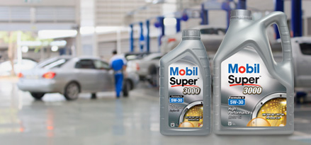 Mobil Super™ 3000 Formula V 5W-30 do warsztatu w warsztacie