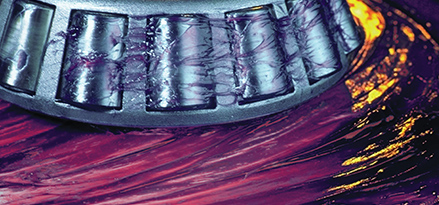 Grease round car part