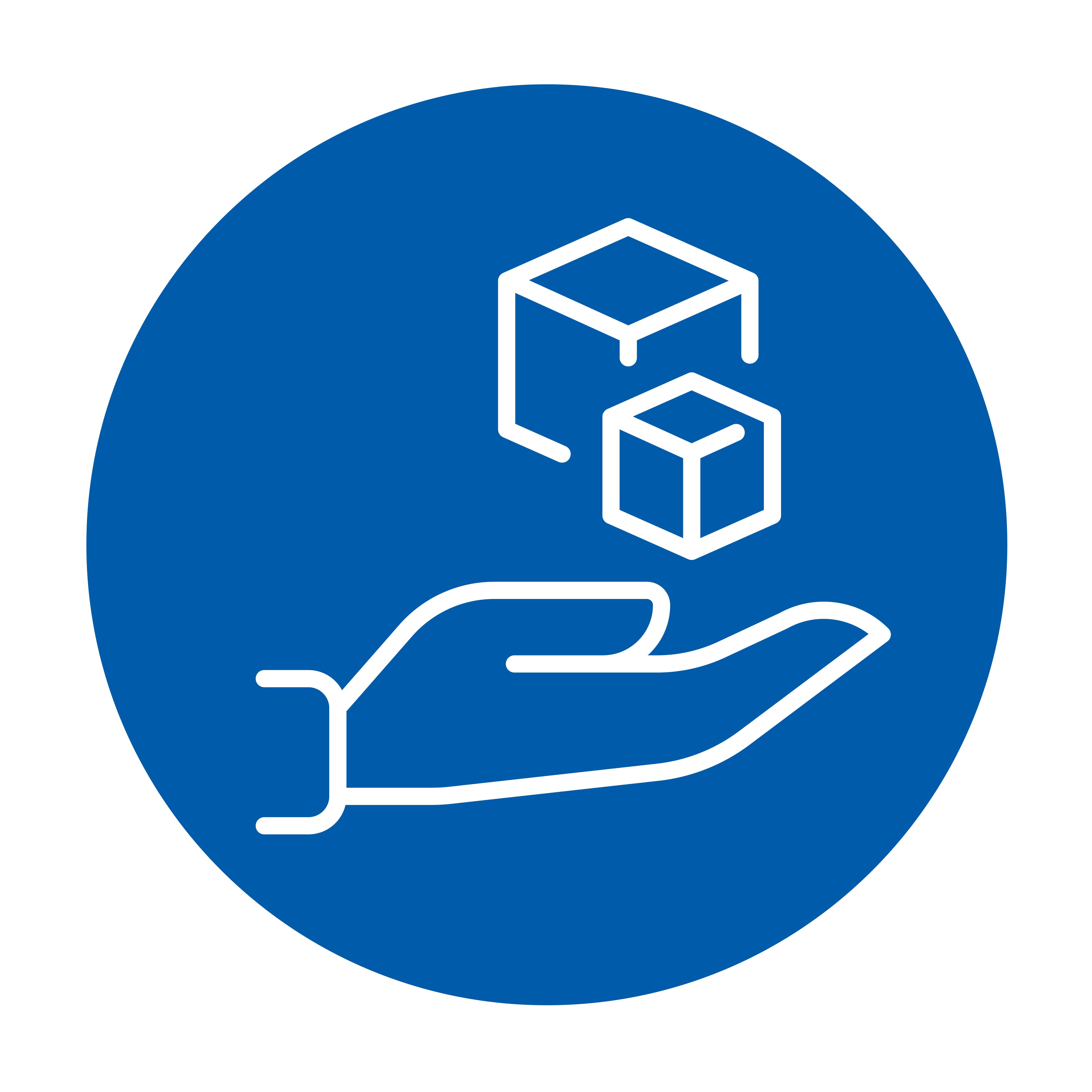 ysunek dłoni z unoszącym się nad nią kostką